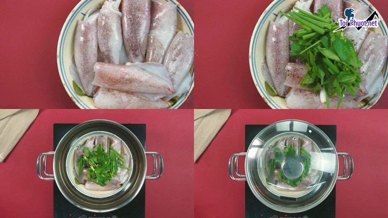 Mực hấp cực ngon Cung cấp mua bán Mực hấp gừng giá rẻ tốt sỉ thơm ngon ngày mưa (2)