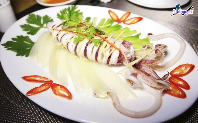 Mực hấp cực ngon Cung cấp mua bán Mực hấp gừng giá rẻ tốt sỉ thơm ngon ngày mưa (5)