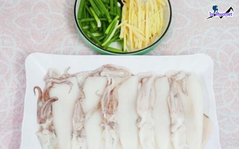 Mực hấp cực ngon Cung cấp mua bán Mực hấp gừng giá rẻ tốt sỉ thơm ngon ngày mưa (6)