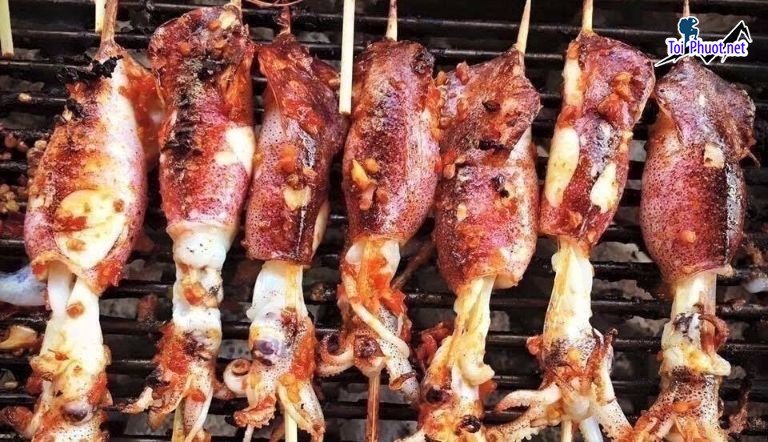 Mực ống nướng Cung cấp mua bán Mực ống nướng muối giá rẻ tốt sỉ sạch sẽ an toàn (4)