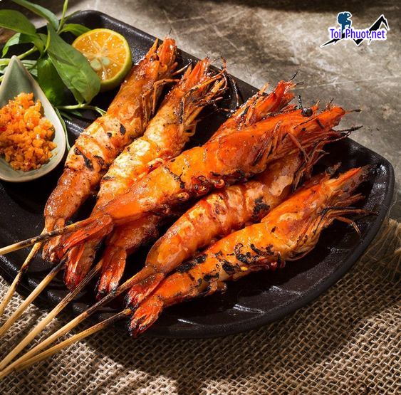 Tôm sú xiên que Cung cấp mua bán Tôm nướng giá rẻ tốt sỉ BBQ (3)