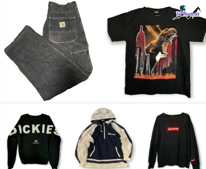 Top 5 Shop quần áo secondhand chất hơn cả hàng hiệu tại Gia Lai phong cách street style, vintage style unisex (4)