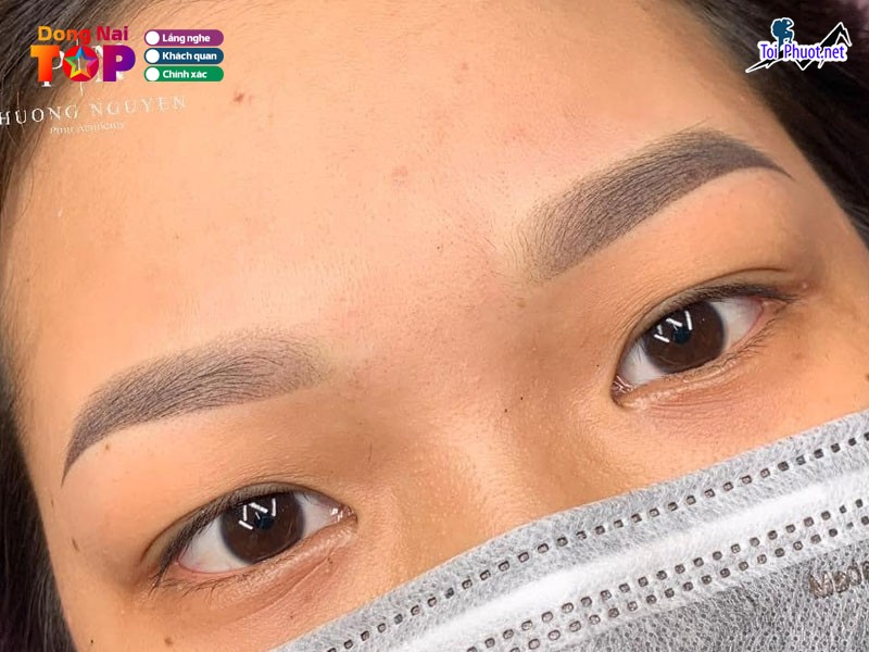 Top 10 địa chỉ làm chân mày điêu khắc đẹp nhất ở Đồng Nai an toàn trong quá trình làm (6)
