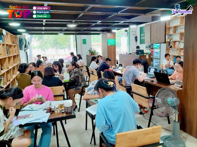 Top 10 Quán cà phê yên tĩnh, thích hợp tự học Nghệ An view đẹp (6)