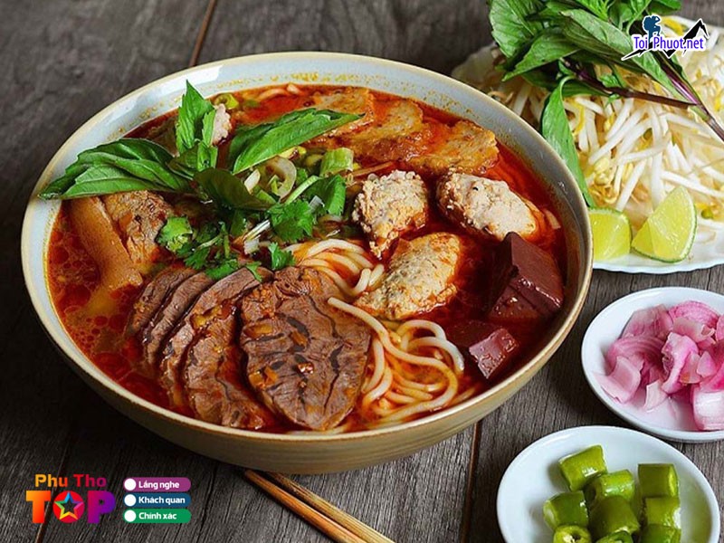 Top 5 Quán bún bò Huế ngon ở Phú Thọ thơm ngon, chất lượng nhé (1)