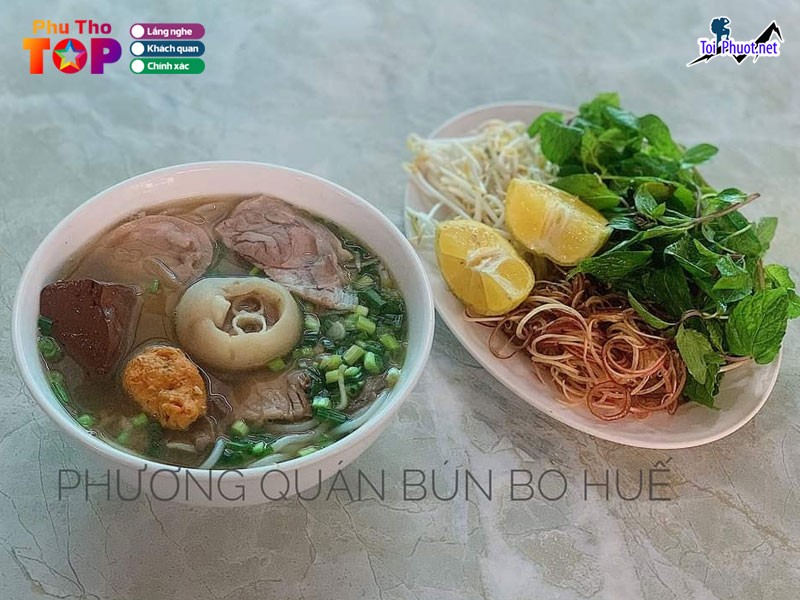 Top 5 Quán bún bò Huế ngon ở Phú Thọ thơm ngon, chất lượng nhé (2)