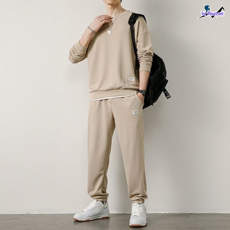 Đồ bộ thun cotton thái lan nam nữ Cần Thơ form rộng (4)