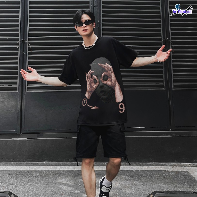 Đồ bộ thun cotton thái lan nam nữ Đồng Xoài Bình Phước form rộng (3)