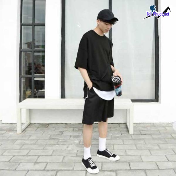 Đồ bộ thun cotton thái lan nam nữ Quy Nhơn Bình Định form rộng (2)