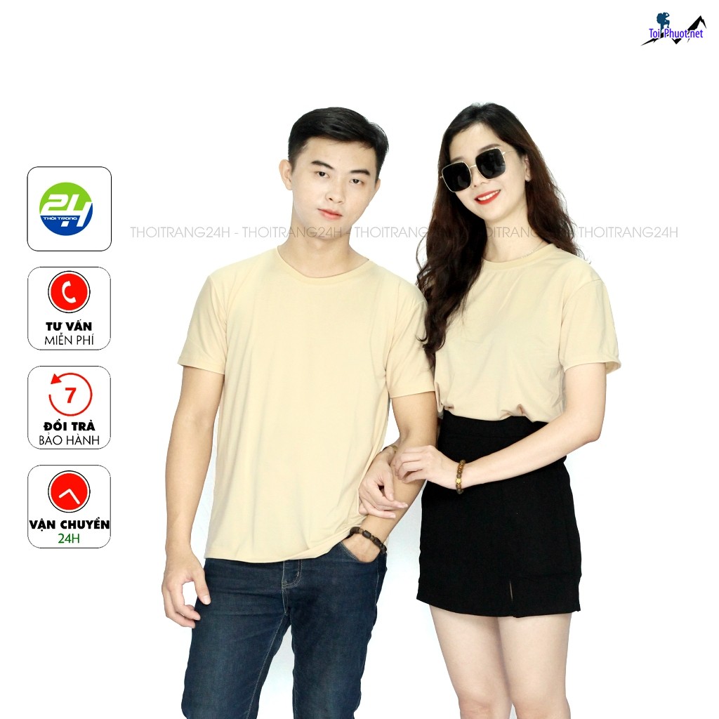 Shop áo thun nam nữ thái lan Mỹ Tho Tiền Giang hàng đẹp chất cotton (2)