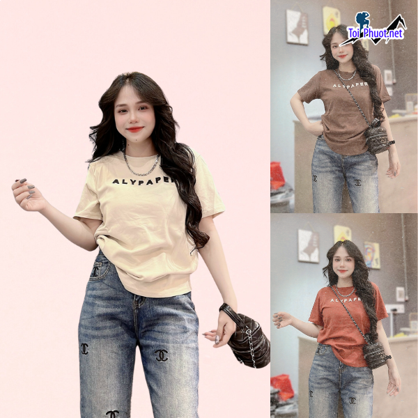 Shop áo thun nam nữ thái lan Thủ Dầu Một Bình Dương hàng đẹp chất cotton (2)