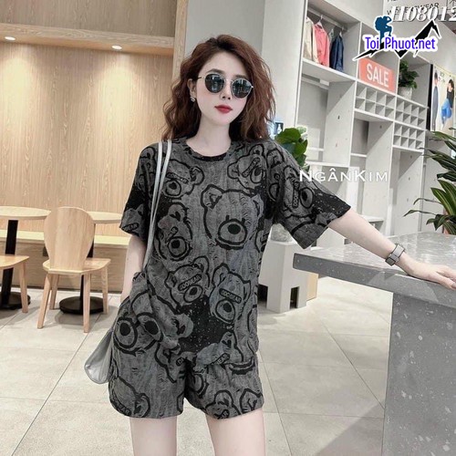 Xưởng may nguồn sỉ Vĩnh Long áo thun, đồ bộ, đầm thun thái nam nữ (3)